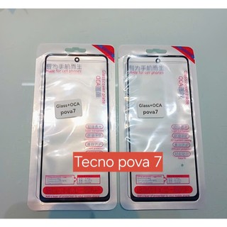 Kính Tecno pova 7, kính ép màn hình có keo oca tecno LJ7