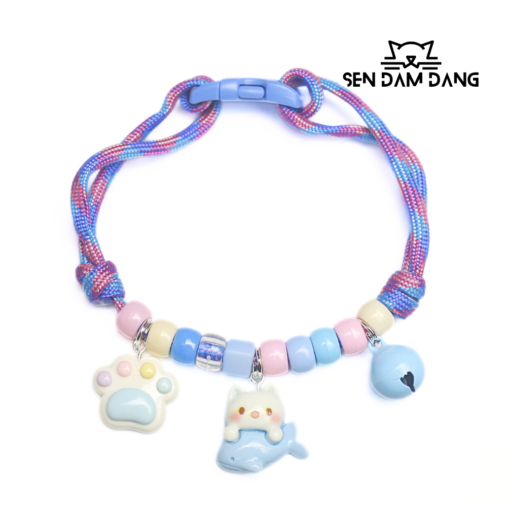 Vòng Cổ Dây Dù Cho Mèo Size 18-30cm (2-5kg)