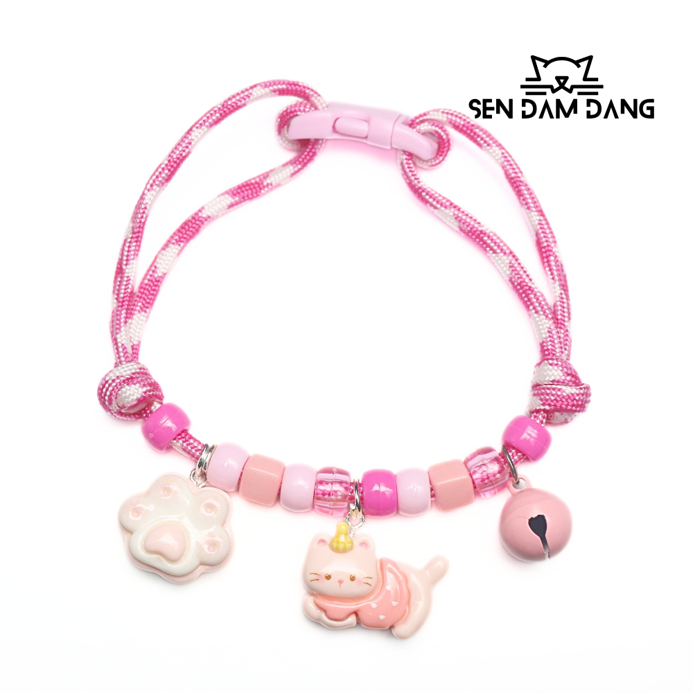 Vòng Cổ Dây Dù Cho Mèo Size 18-30cm (2-5kg)