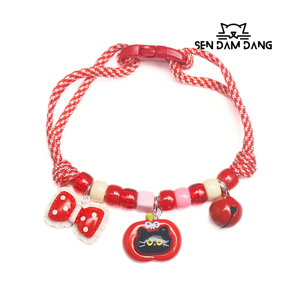 Vòng Cổ Dây Dù Cho Mèo Size 18-30cm (2-5kg)