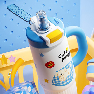 Ly giữ nhiệt Photres 800ml cốc nước văn phòng họa tiết cute dễ thương inox 316 bình nước giữ lạnh có quai xách 750ml