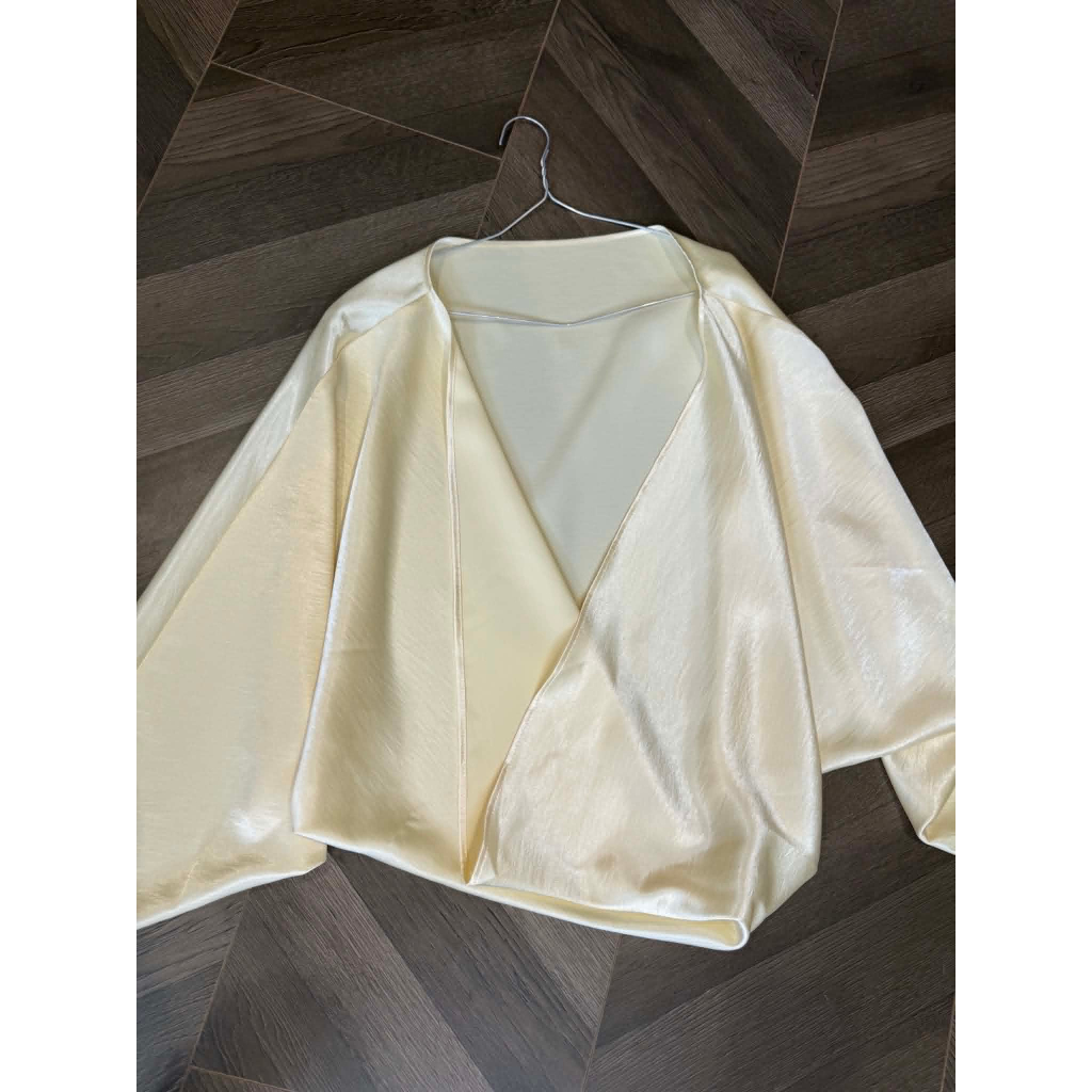 [K.02] (Áo Lẻ) Áo Khoác Lụa Thanh Lịch Sang Trọng Women Top Dress | Tũm Clothing | BigBuy360 - bigbuy360.vn