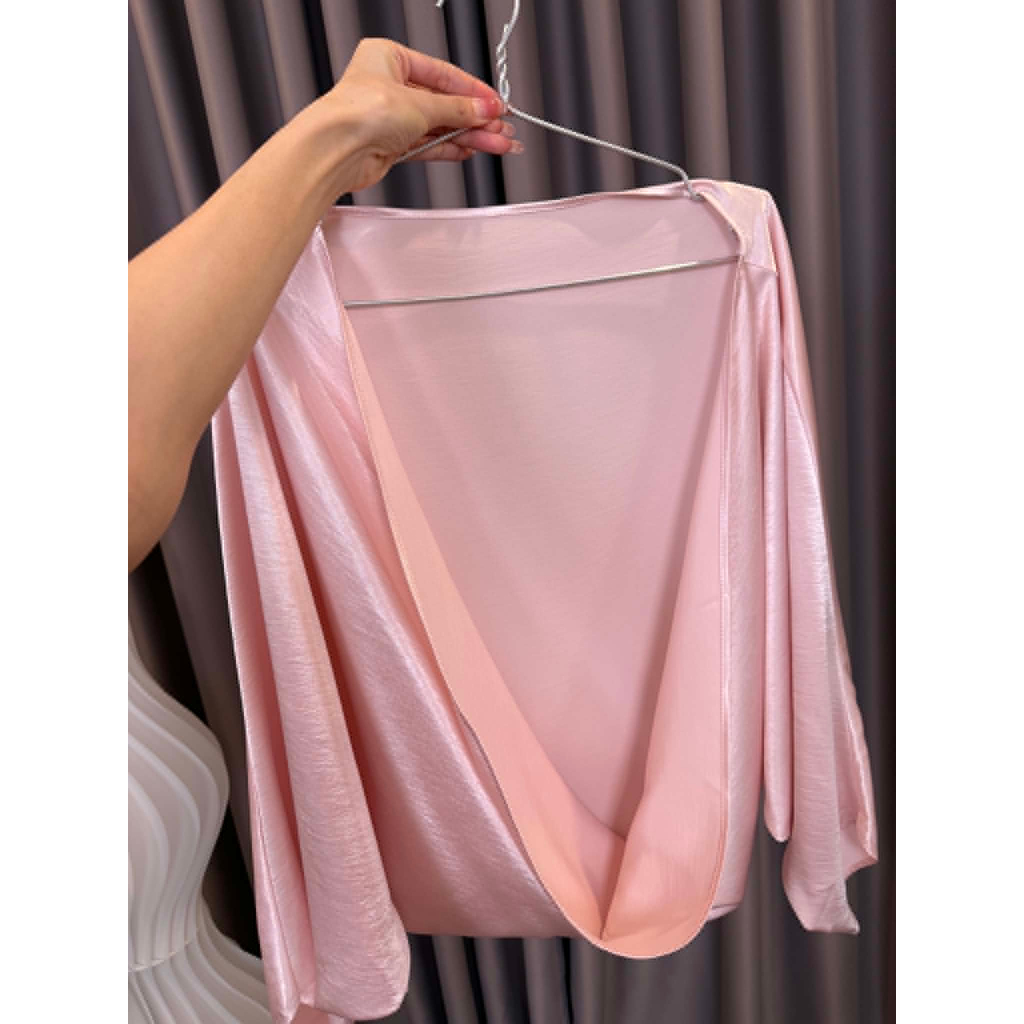 [K.02] (Áo Lẻ) Áo Khoác Lụa Thanh Lịch Sang Trọng Women Top Dress | Tũm Clothing | BigBuy360 - bigbuy360.vn