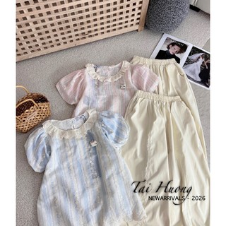 PHẠM THÙY SHOP: SET ÁO THÔ CỔ TRÒN MIX QUẦN THỤNG