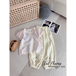 PHẠM THÙY SHOP: SET ÁO THÔ CỔ TRÒN MIX QUẦN THỤNG