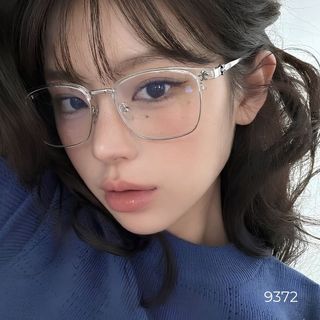 Gọng Kính N’ROSA 9372 | Gothic Clubmaster Edition – Thiết Kế Nửa Khung Sang Trọng, Họa Tiết Cá Tính