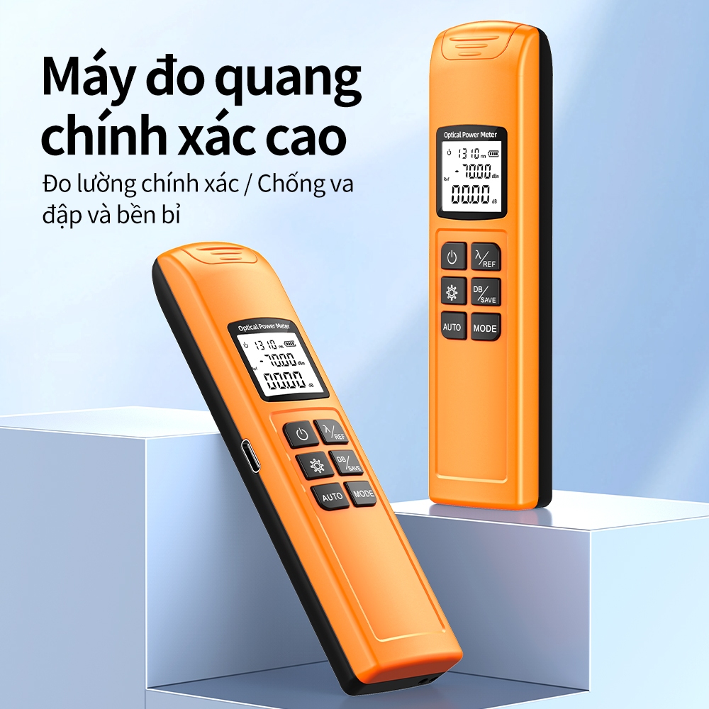 May Do Cong Suat Quang G10 Mini FTTH Pin Sac Do Chinh Xac Cao Test Cap Quang