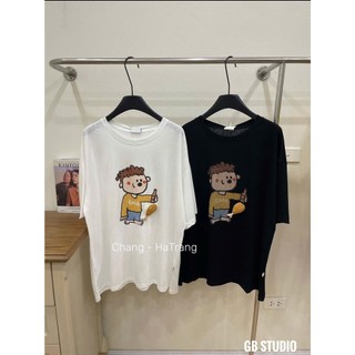 PHẠM THÙY SHOP: ÁO PHÔNG DÁNG RỘNG IN HÌNH CẬU BÉ TÓC XOĂN