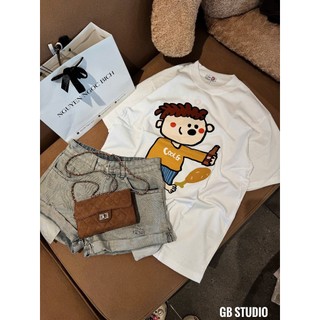 PHẠM THÙY SHOP: ÁO PHÔNG DÁNG RỘNG IN HÌNH CẬU BÉ TÓC XOĂN