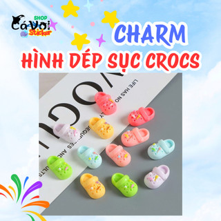 Set Charm Hình Dép sục Crocs Mini Pastel 🌈 Charm Dép Tí Hon Màu Kẹo Ngọt Siêu Cute Gắn Dép Style Hàn Quốc ✨