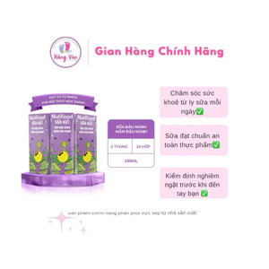 {Chính hãng} Thùng 24 Hộp Sữa Đậu Nành Mầm Đậu Nành Nutifood Sữa Hạt 180ml