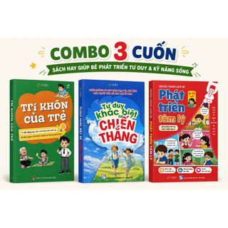 Sách - Combo 3 Cuốn: Tư Duy Khác Biệt Để Chiến Thắng + Trí Khôn Của Trẻ + Giúp Bé Phát Triển Tâm Lý(TSNM)CÓ LẺ