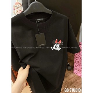 PHẠM THÙY SHOP: ÁO PHÔNG MICKEY IN HÌNH NƠ ĐỎ CHẤM BI