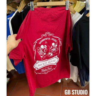 PHẠM THÙY SHOP: ÁO THUN DÁNG RỘNG IN HÌNH MICKEY MOUSE ĐỎ