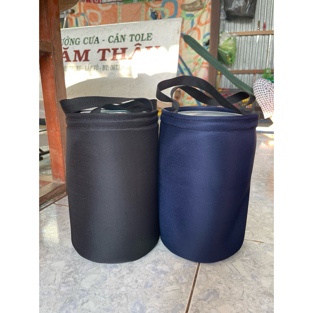 Combo 2 túi đựng phích nước đá [BÌNH NHỰA] vải bố dày dặn 1L-2L-3L-4(5)L ( GIAO MÀU NGẪU NHIÊN)