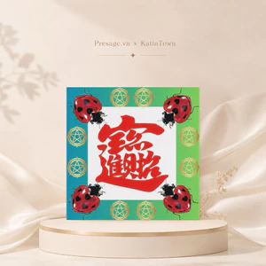 Set 8 tờ Bọ Rùa Chiêu Tài