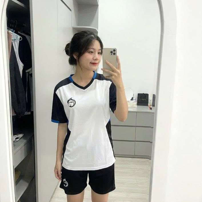Áo bóng chuyền thi đấu, tập luyện, Mẫu S30 con cá heo in tên số theo yêu cầu, bền đẹp, thoáng mát