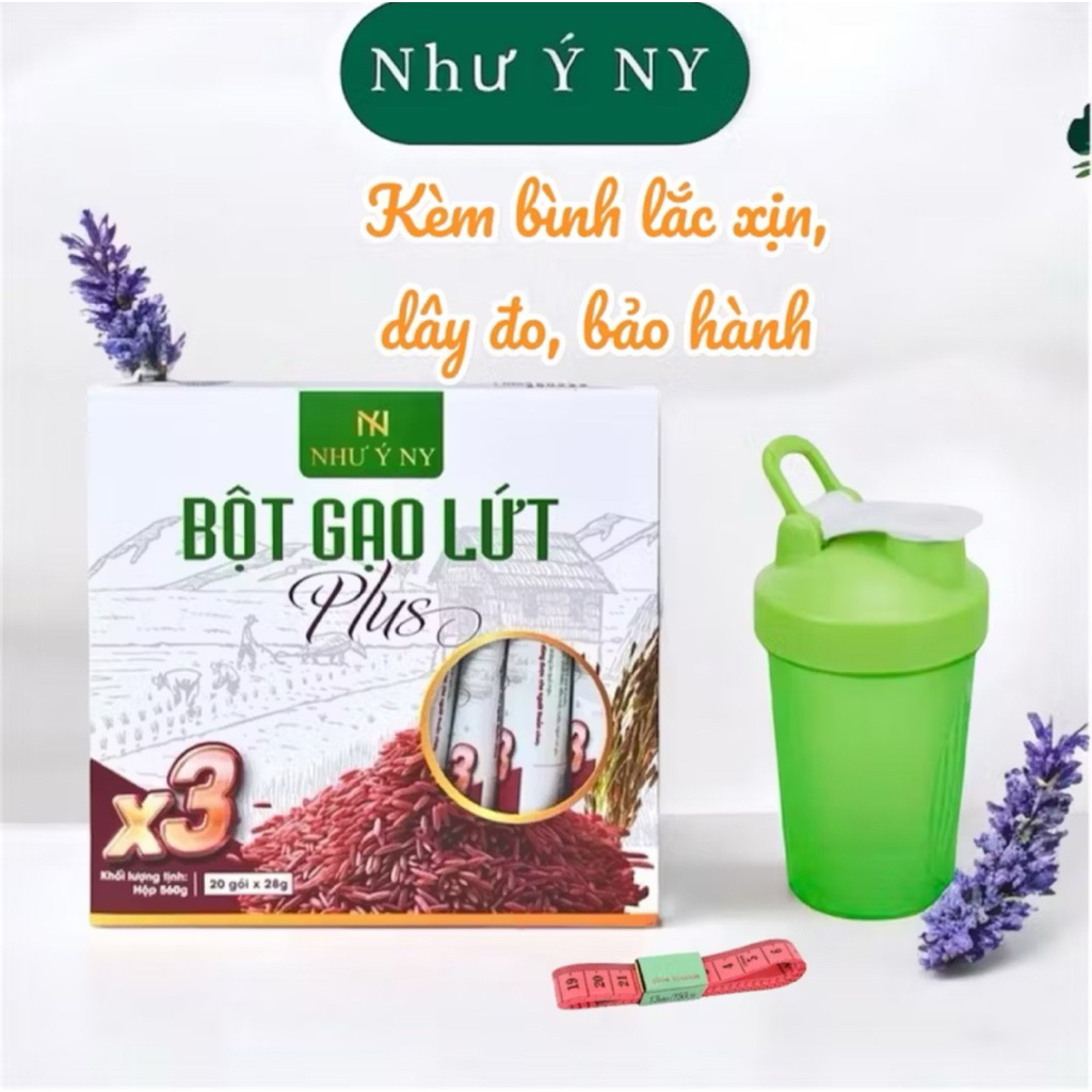 ( Túi to nhiều quà tặng) Bột gạo lứt plus kèm ly, dây, bảo hành