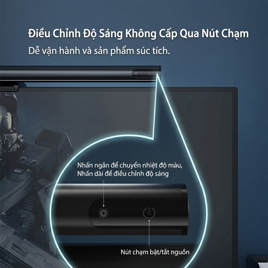 Đèn Treo Màn Hình Máy Tính LYMAX | Đèn Chống Chói Bảo Vệ Mắt USB 3 Chế Độ Ánh Sáng | BigBuy360 - bigbuy360.vn