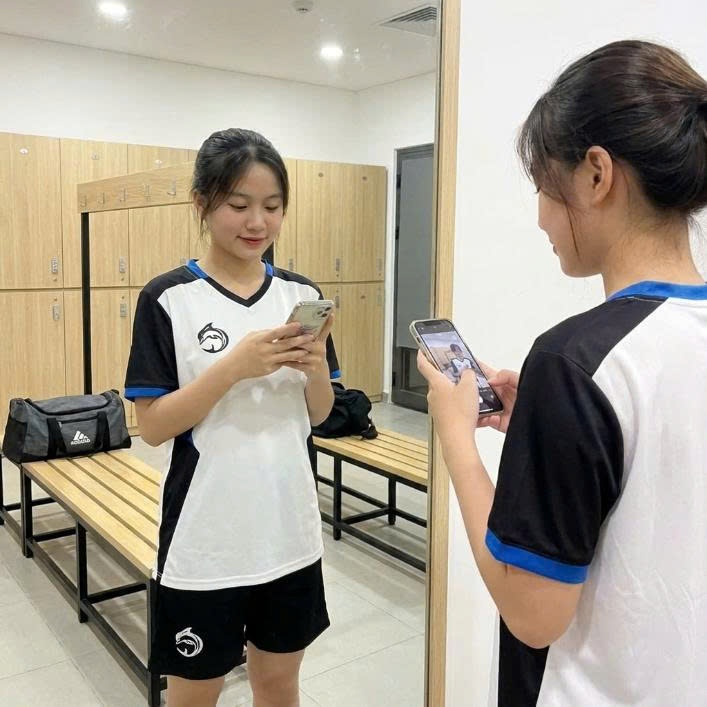 Bộ quần áo bóng đá Con Cá Heo in tên số theo yêu cầu-Áo bóng đá,đồ đá banh chất liệu thun, mè