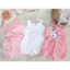 Set 3 bộ thun Hàn hai dây màu hồng baby H2.Studio