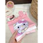 Set 3 bộ thun Hàn hai dây màu hồng baby H2.Studio