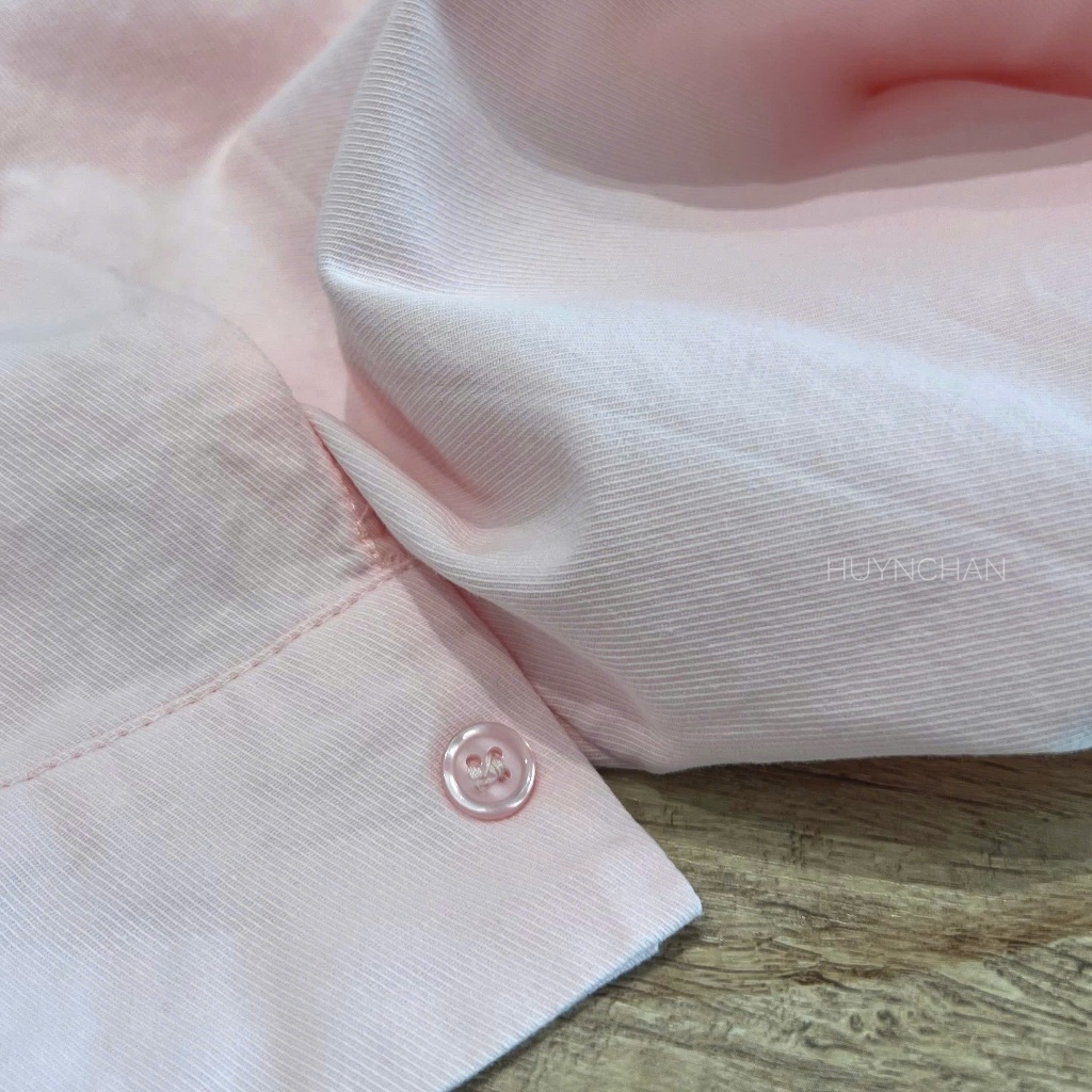 ÁO SƠ MI TAY DÀI THÊU NGỰA FREESIZE Form Rộng Basic Hàn Quốc thanh lịch, Dễ Phối Đi Làm Đi Chơi - HuyenChang Boutique