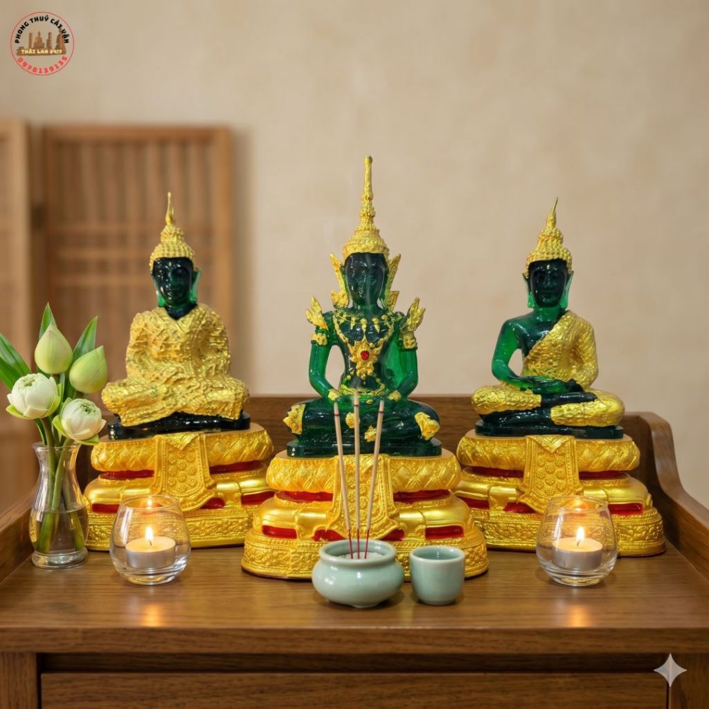 Tượng Phật Ngọc Mini 10cm – Trang Trí Không Gian Thanh Lịch, Tinh Tế