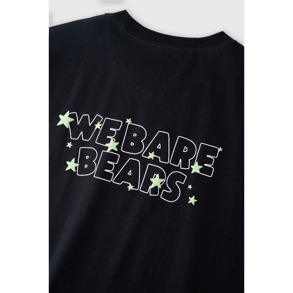 [BST We Bare Bears] Áo Thun BOO Unisex Form Overfit In Tràn Hình Gấu Ngộ Nghĩnh Đáng Yêu, Chất Liệu Thoáng Mát, Dày Dặn