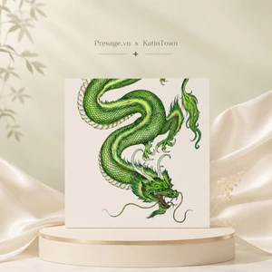 Set 8 Hoặc 15 Stickers - Rồng Xanh Dán Bình Nước - KHÁCH ĐỌC KỸ MÔ TẢ Ạ