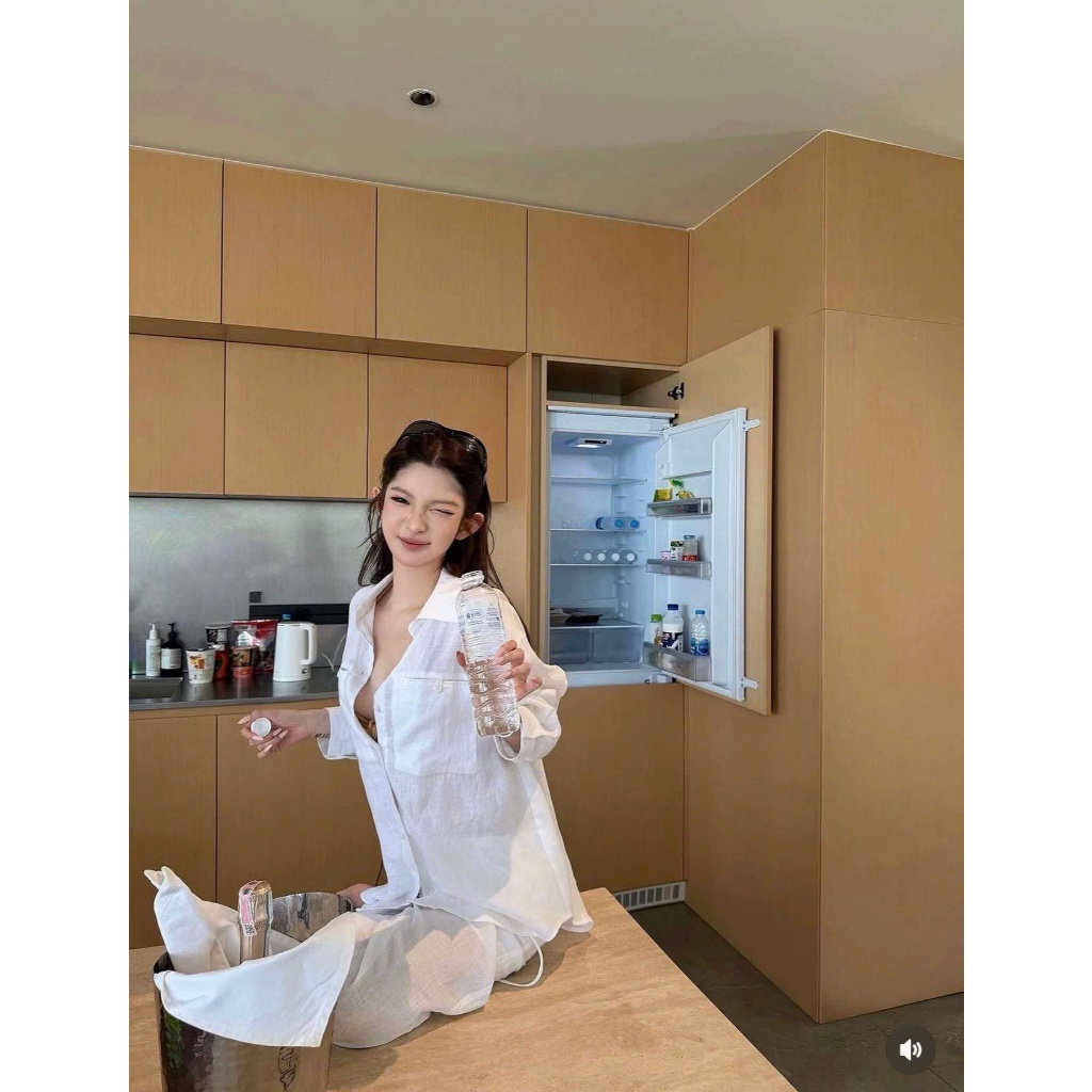Set Linen Nữ Cao Cấp Áo Sơ Mi Quần Suông Dài/ngắn Phong Cách Resort Đi Biển Sang Chảnh - HuyenChang Boutique