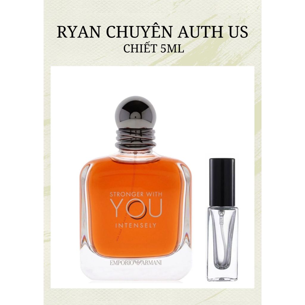 Mẫu thử 5ml/10ml - Nước Hoa Nam Stronger With You Intensely EDP | BigBuy360 - bigbuy360.vn