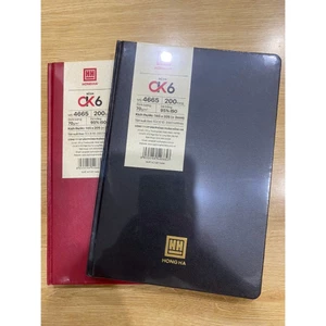 Sổ Da Hồng Hà CK6 200tr, kích thước 145*205, Định Lượng 70 - Mã Số : 4665