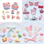 Set charm gắn dép cross sticker gắn dép dễ thương cute nhiều mẫu hoạt hình có nút gắn giá rẻ charm nhà Châu