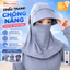 Mũ Chống Nắng HomeMate Trùm Đầu Lụa Băng, Nón Ninja Che Mặt Chống UV Thoáng Khí Đi Xe Máy