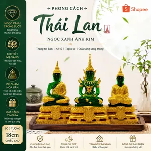 Vật Phẩm Trang Trí Nhỏ Gọn Cao 18cm Phù Hợp Trưng Bày Phòng Khách và xe ô tô