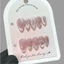 Nail box Mẫu nail mắt mèo kim cương