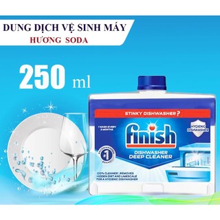 [FINISH] Dung Dịch Vệ Sinh Máy Rửa Chén Finish Nhập Khẩu Chính Hãng Chai 250ml