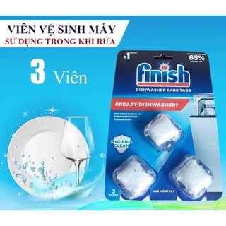 [FINISH] Dung Dịch Vệ Sinh Máy Rửa Chén Finish Nhập Khẩu Chính Hãng Chai 250ml