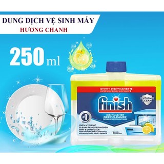 [FINISH] Dung Dịch Vệ Sinh Máy Rửa Chén Finish Nhập Khẩu Chính Hãng Chai 250ml