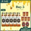 HONEY LAND - Bộ 5 Chai mật Gia Lai 470g + 3 Hủ mật hoa rừng 250g + 3 Lon cá sốt cà 155g