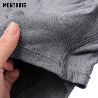 COMBO 3 Quần Lót Nam MENTORIS, Quần Sịp Đùi Cotton Mềm Mại, Thoáng Khí, Kháng Khuẩn CB3MBX02