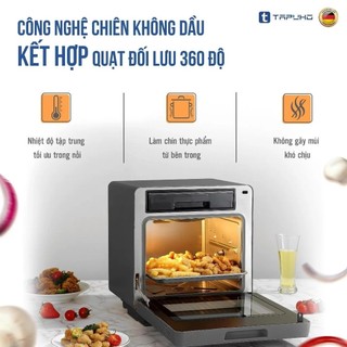 [TAPUHO] Nồi Chiên Hơi Nước TAPUHO TSF16 SMARTX 16L 2800W 60 Chương Trình Nấu - Bảo Hành 30 Tháng