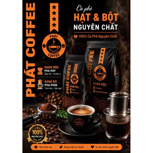 1kg CÀ PHÊ giá Sỉ HẠT S18 ROBUSTA RANG MỘC NGUYÊN CHẤT 100% CAFÉ DAKLAK
