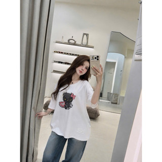 •𝙆𝙞𝙣𝙜𝙨𝙝𝙤𝙥𝙗𝙚𝙖𝙪𝙩𝙮•Áo Phông Mèo Nơ Xinh QC