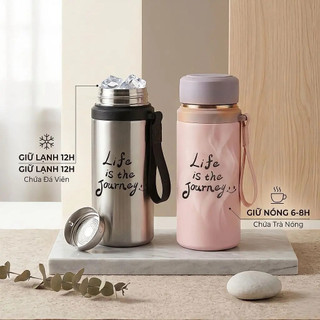 Bình Giữ Nhiệt Inox Chống Rỉ Dung Tích Lớn 1000ml – Cốc Giữ Nhiệt Nóng Lạnh 24H Cho Văn Phòng, Thể Thao, Có Nắp Lọc Trà