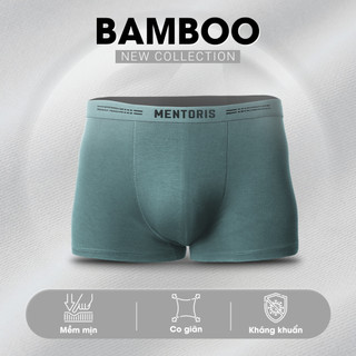 COMBO 3 Quần Sịp Đùi Nam MENTORIS Vải Bamboo Kháng Khuẩn, Thoáng Khí, Mềm Mịn Thoải Mái CB3MBX03