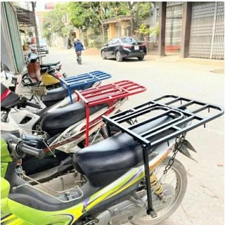 Giá Chở Hàng Xe Máy Cỡ Lớn 60x65cm-Mã 1605 Baga sắt chở đồ xe máy tải lớn, sơn tĩnh điện chắc chắn