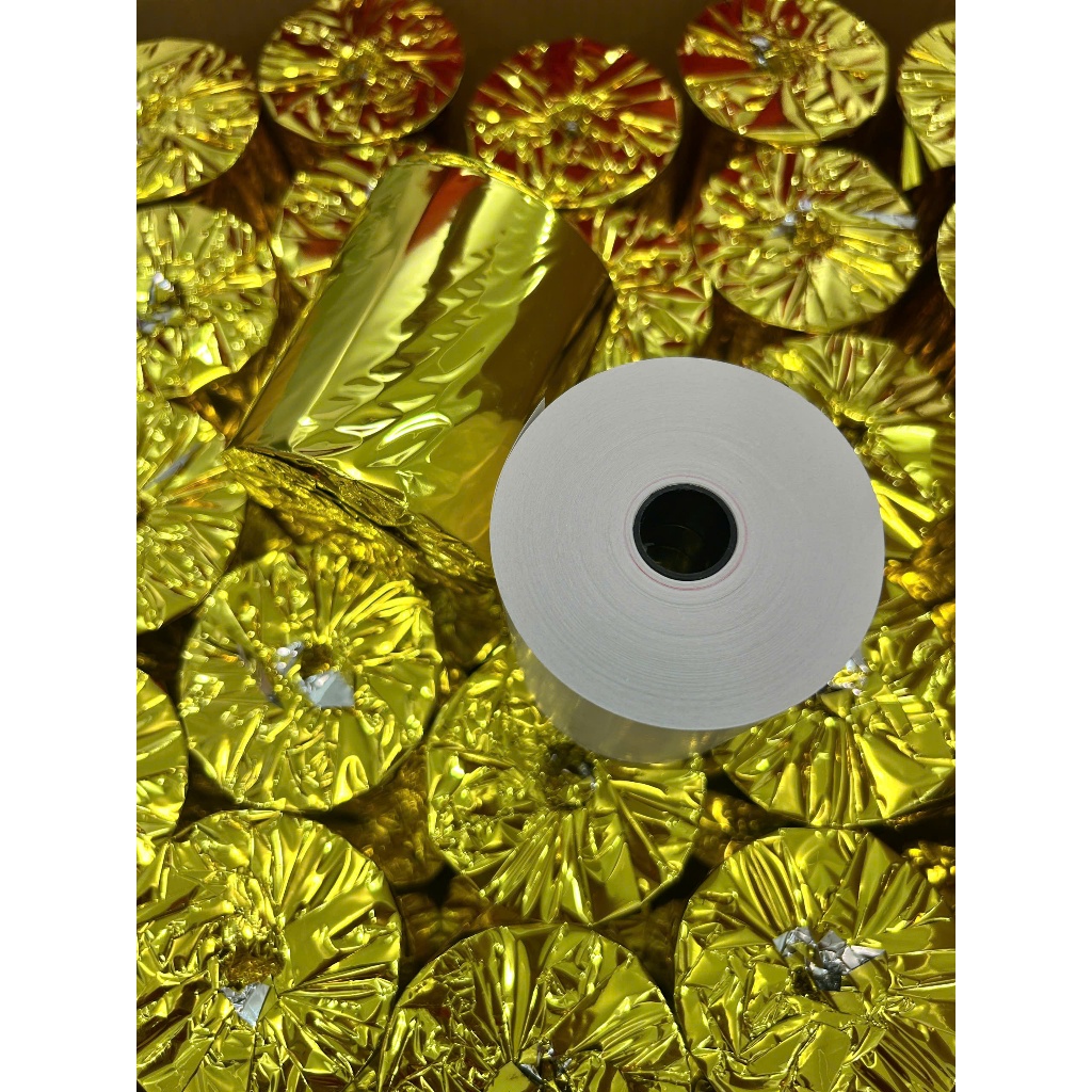 Giấy in nhiệt 80x80mm In rõ nét | Không kẹt giấy | Đủ mét |Giấy in hóa đơn POS cho nhà hàng, cà phê, siêu thị, tạp hoá