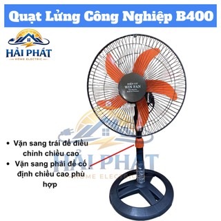 Quạt Cây Lửng Công Nghiệp B400 - Cao 1M - Công Suất 43W - Cánh 40CM